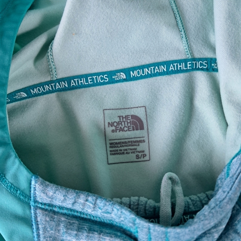 The North Face Women’s Mountain Athletics Teal Dynamix Hoodie Size Small - Picture 7 of 12
